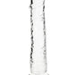 Realrock Realistic Straight Dildo 11in Transparent