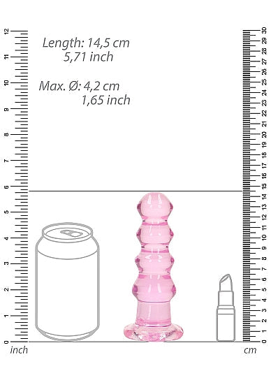 Realrock Curvy Dildo Or Butt Plug Pink