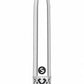 Royal Gems Vibrador Potente Brillante Recargable Plata