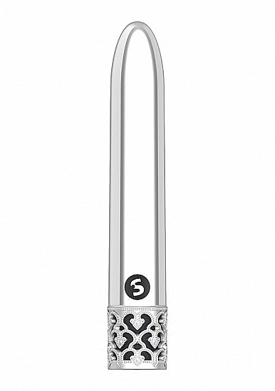 Royal Gems Vibrador Potente Brillante Recargable Plata