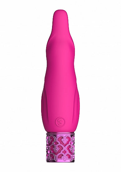 Royal Gems Sparkle Pink Rechargeable Silicone Bullet