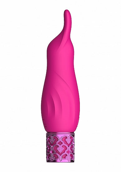 Royal Gems Sparkle Pink Rechargeable Silicone Bullet