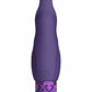 Bala de silicona recargable color morado brillante de Royal Gems