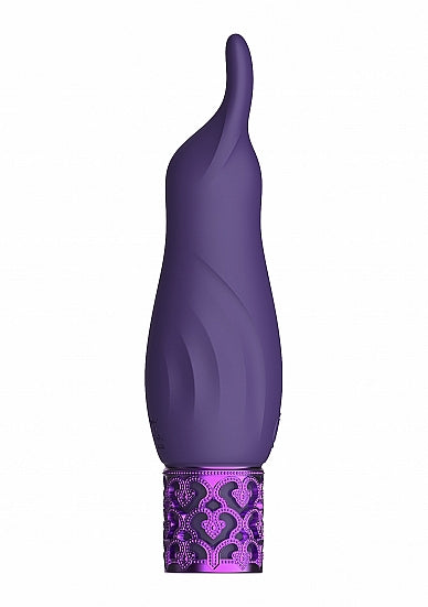 Bala de silicona recargable color morado brillante de Royal Gems