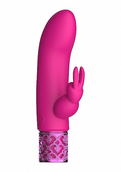 Bala de silicona recargable rosa deslumbrante Royal Gems