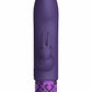 Bala de silicona recargable de color morado deslumbrante de Royal Gems
