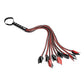 Flogger trenzado de latigazo de azafrán