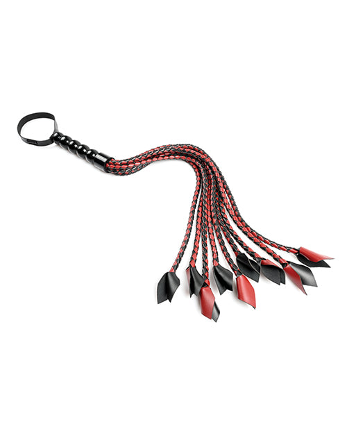 Flogger trenzado de latigazo de azafrán