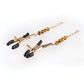 Sincerely Amber Beaded Nipple Jewelry