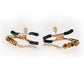 Sincerely Amber Beaded Nipple Jewelry