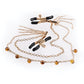 Sincerely Amber Chain Nipple Jewelry