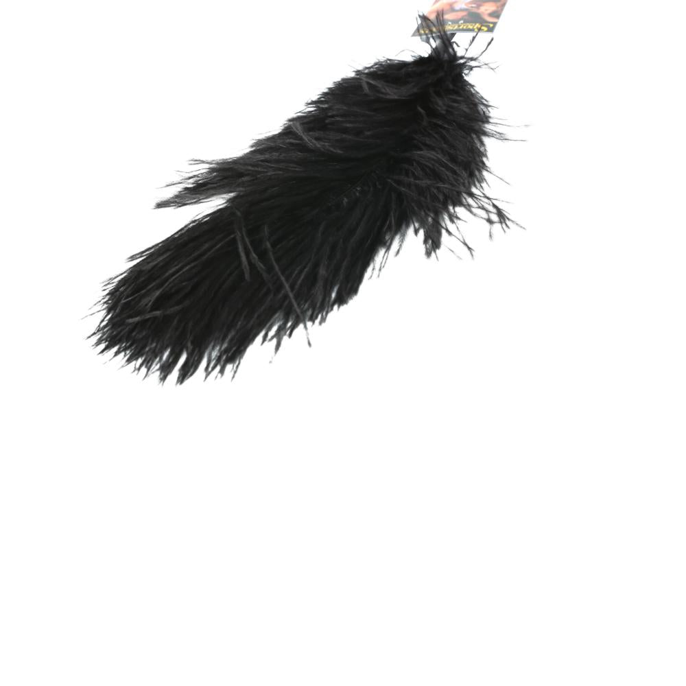 Pluma de avestruz carmesí