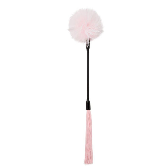 Eclipse Whipper Tease Tickler in Pink & White