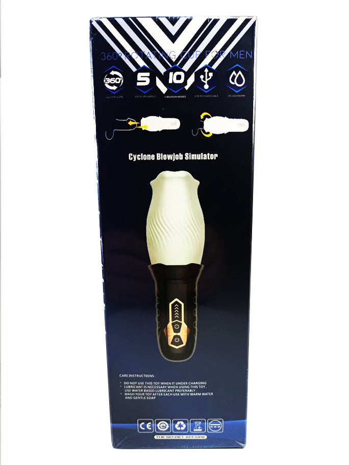 Masturbador de sexo oral Cyclone (la rosa masculina)
