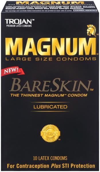 Trojan Magnum Bareskin paquete de 10
