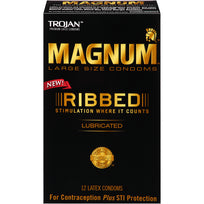 Trojan Magnum acanalado, paquete de 12