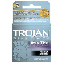 Lubricante ultrafino Trojan, paquete de 3