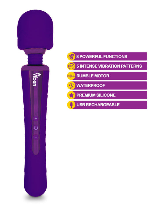 Viben Obsession Intense Wand Masajeador Grande Violeta