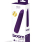 Vedo Boom Vibrador Calentamiento Recargable Morado Profundo