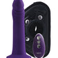 Vedo Diki Vibrating Dildo W/ Harness Deep Purple
