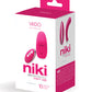 Vedo Niki Braguita Recargable Vibe Foxy Rosa