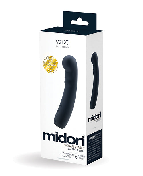 Vedo Midori Vibrador Gspot Recargable Solo Negro