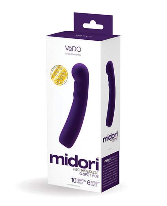 Vedo Midori Vibrador Gspot Recargable Morado Profundo
