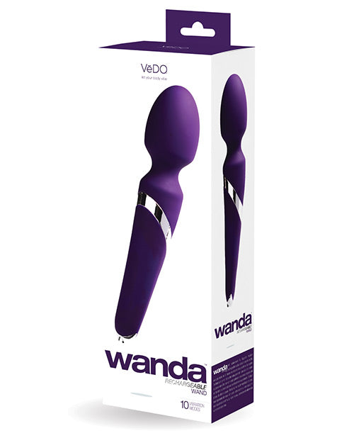 Vedo Wanda Varita Vibradora Recargable Morado Profundo
