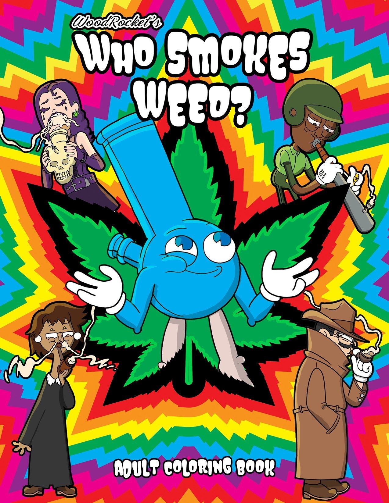 ¿Quién fuma marihuana? Libro de colorear