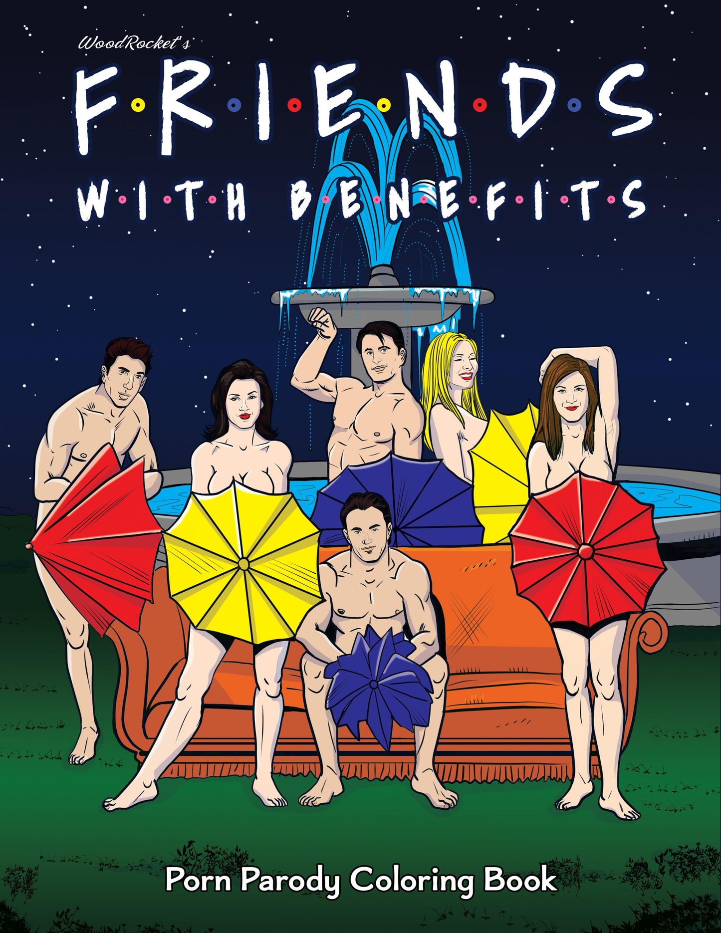 Libro para colorear de parodia porno de amigos