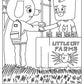 Libro para colorear Una visita a la granja de cannabis