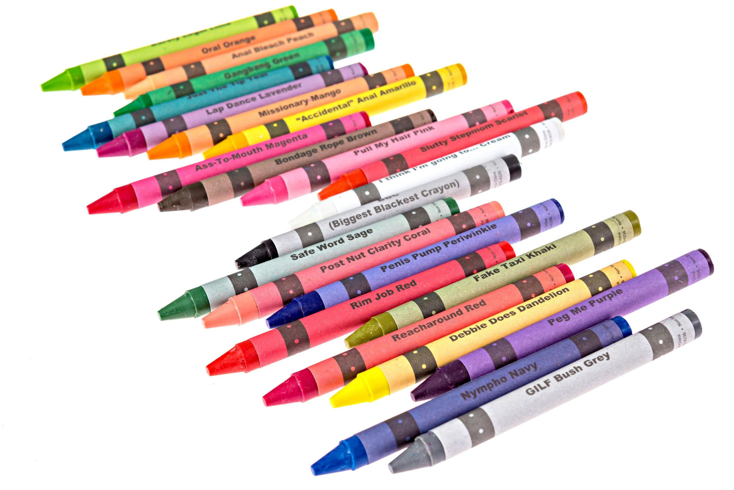 Paquete de crayones ofensivos