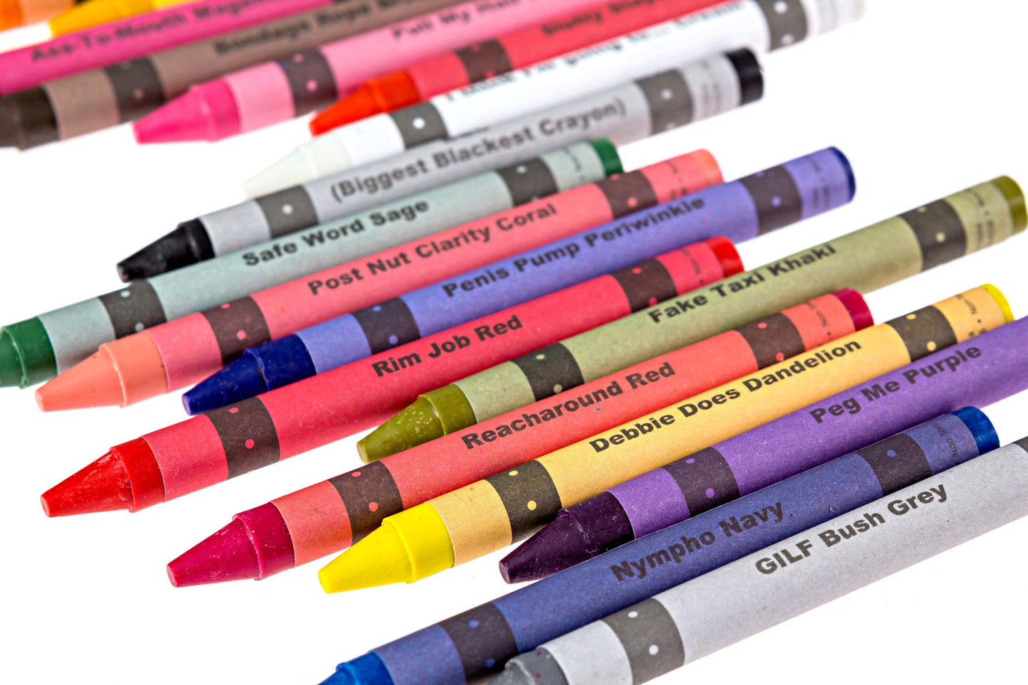 Paquete de crayones ofensivos