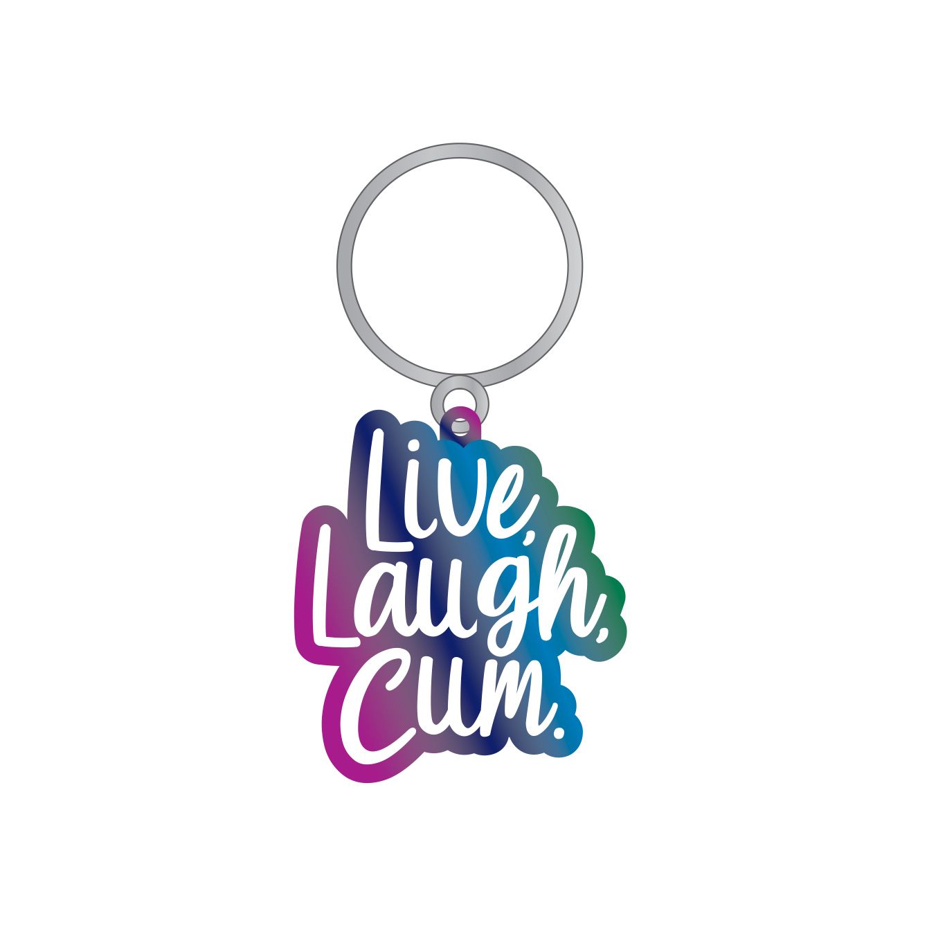 Llavero Live Laugh Cum