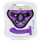 Kit de arnés con correa Morado