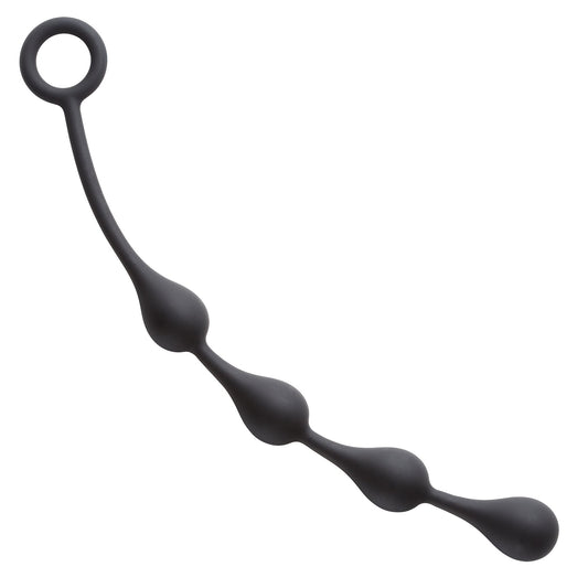 Plug Anal en Forma de Lágrima de Silicona Negro Medianoche