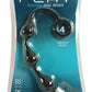 Midnight Black Silicone Teardrop Anal Plug