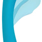 Cloud 9 Health &amp; Wellness Punto G recargable Slim 8 pulgadas Motor único Aqua Blue