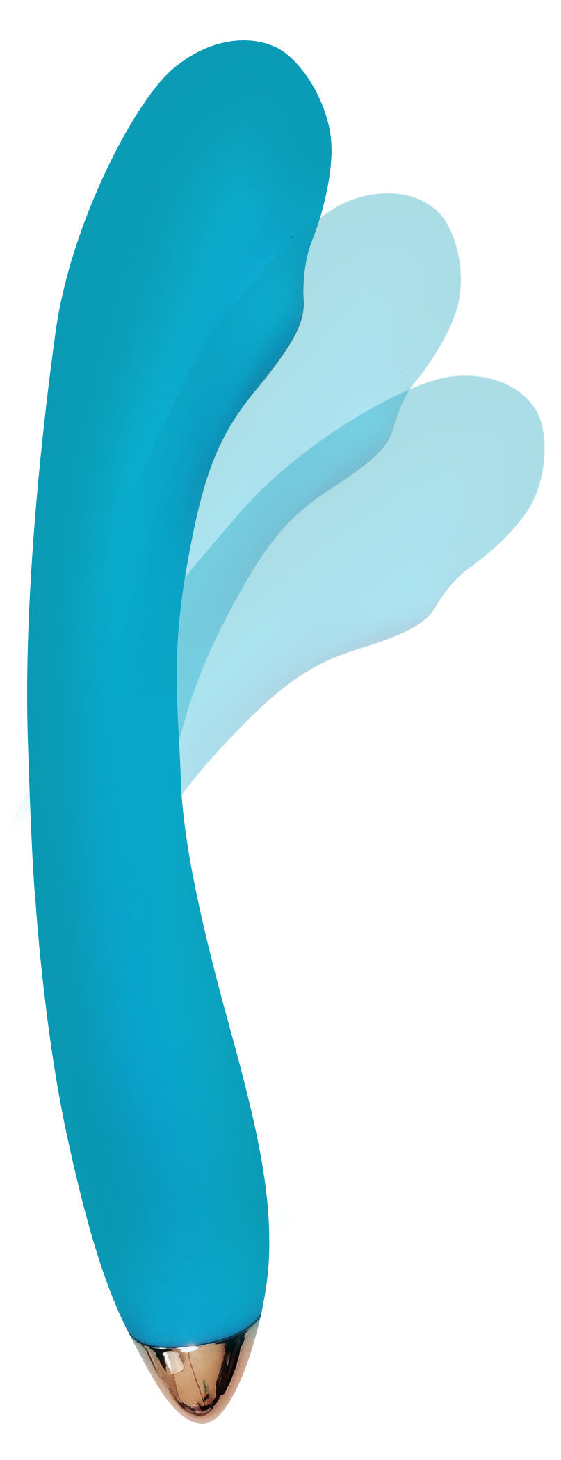 Cloud 9 Health &amp; Wellness Punto G recargable Slim 8 pulgadas Motor único Aqua Blue