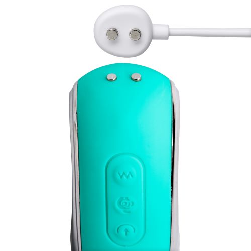 Cloud 9 Pro Sensual Air Touch Vi Come Hither Conejo Verde azulado
