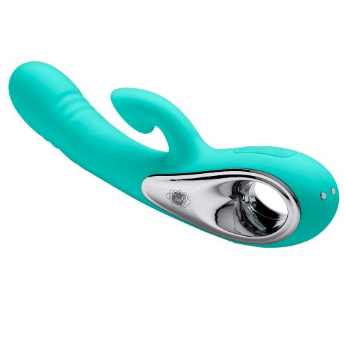 Cloud 9 Pro Sensual Air Touch Vi Come Hither Conejo Verde azulado