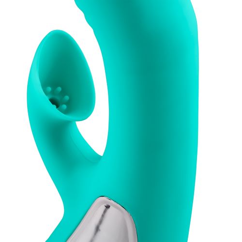 Cloud 9 Pro Sensual Air Touch Vi Come Hither Conejo Verde azulado
