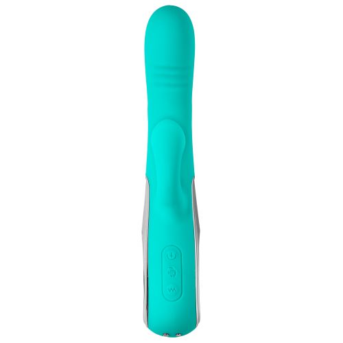 Cloud 9 Pro Sensual Air Touch Vi Come Hither Conejo Verde azulado