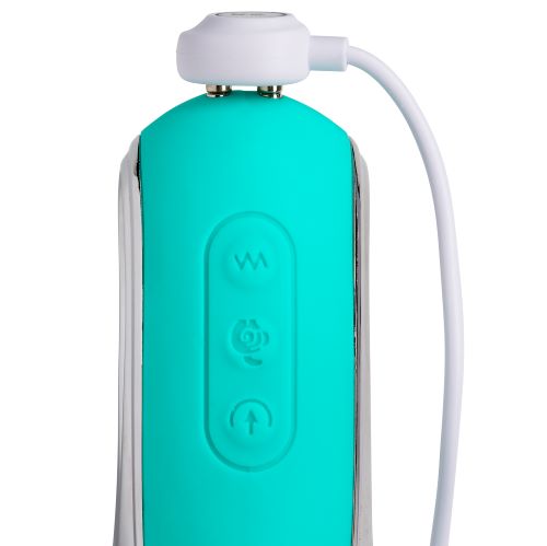 Cloud 9 Pro Sensual Air Touch Vi Come Hither Conejo Verde azulado