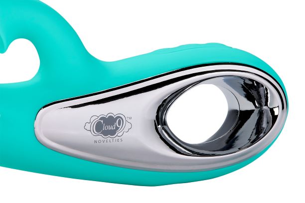 Cloud 9 Pro Sensual Air Touch Vi Come Hither Conejo Verde azulado