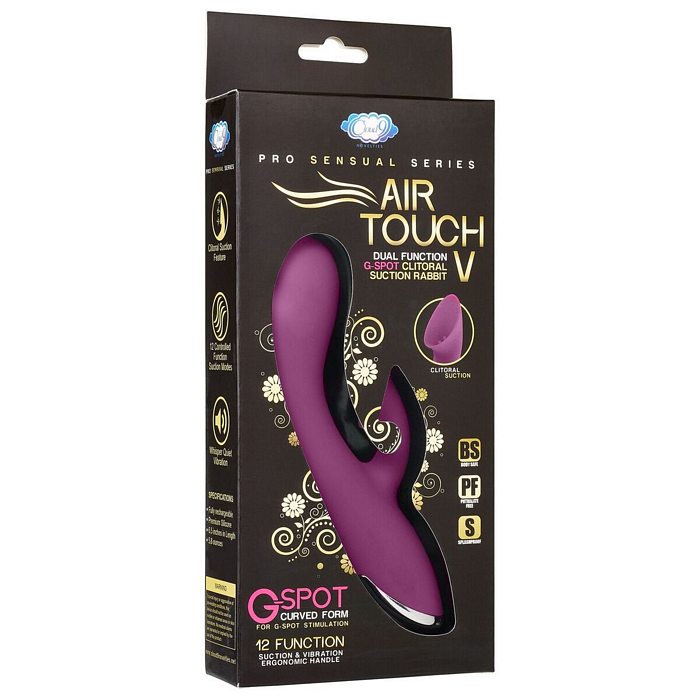 Pro Sensual Air Touch VG Spot Conejo de succión de clítoris de doble función