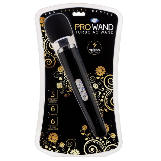 Varita eléctrica Turbo Ac - Serie Blk Pro Sensual