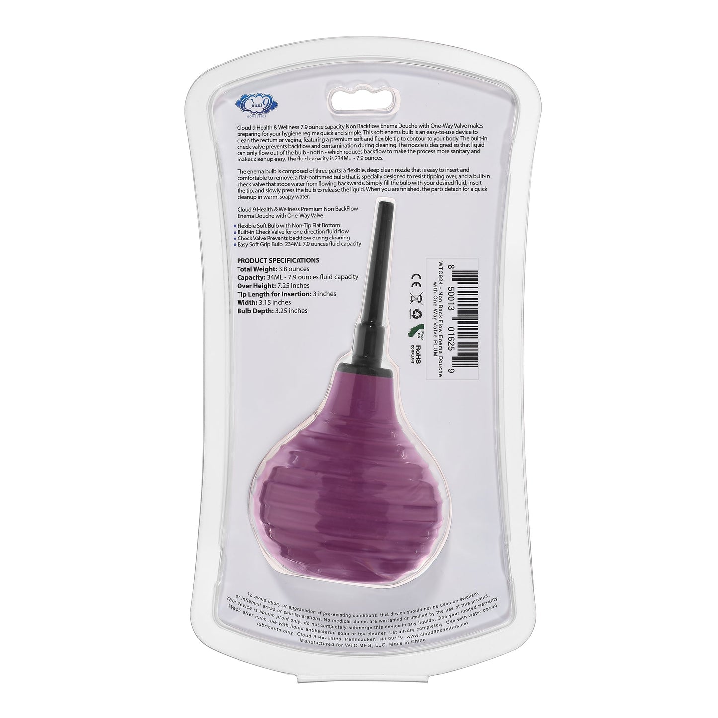 Wellness Silicone Enema Douche