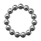 Master Series Stainless Steel Beaded Cock Ring 1.75in