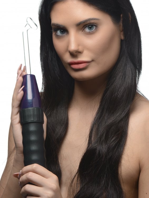 Conjunto de varita violeta relámpago divino